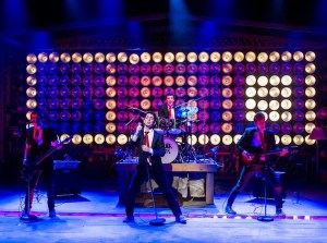 Will Roland, Coby Getzug, Harrison Chad and Jimmy Brewer in “The Black Suits.” Photo by Craig Schwartz.